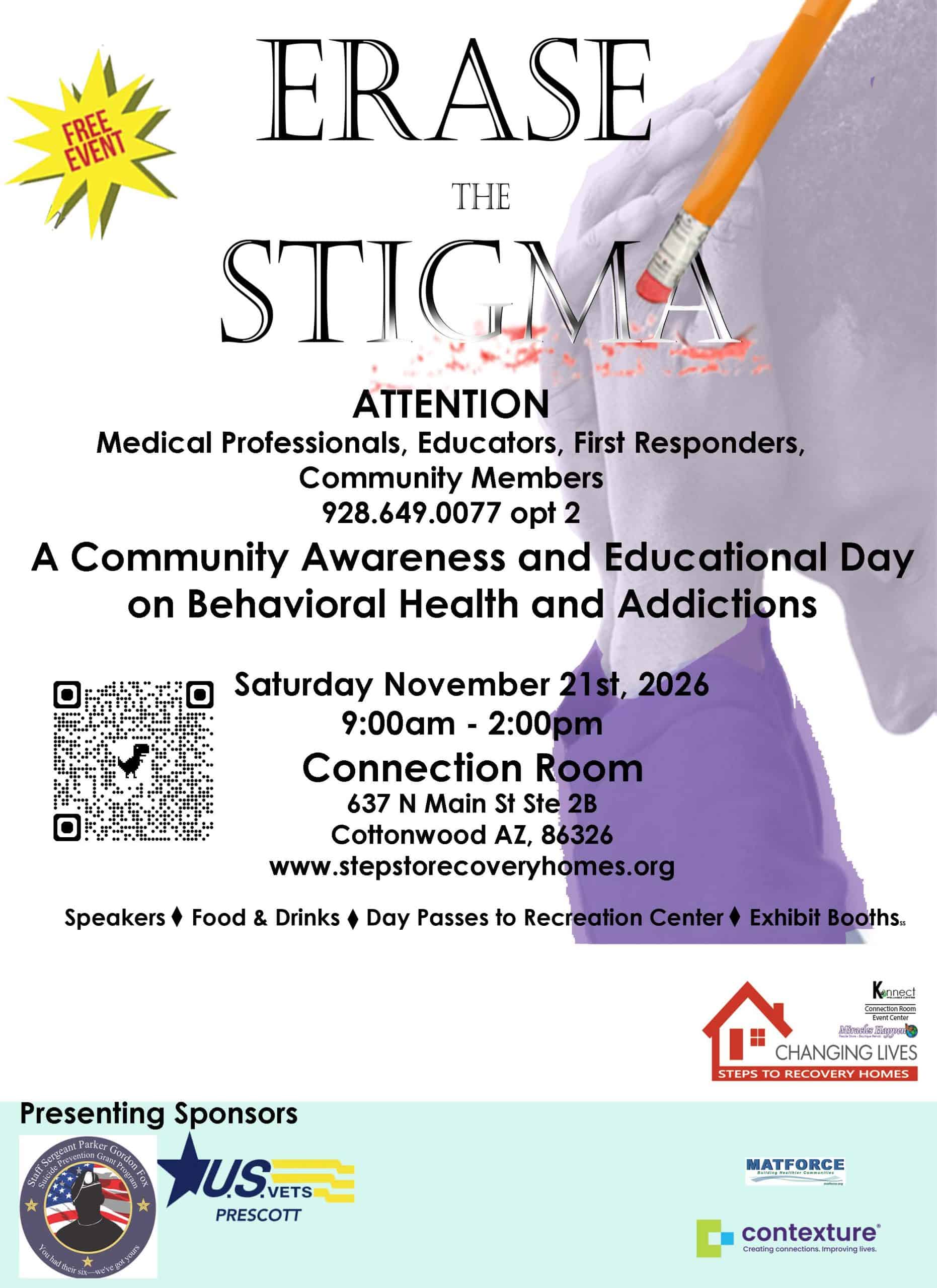 Erase the Stigma - 2026 Printable Flyer